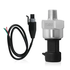 150PSI 1/8"NPT Thread Pressure Sender Transmitter for Oil Fuel Gas Water Air - Picture 1 of 10