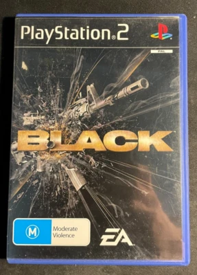 BLACK by EA | SONY PS2 PLAYSTATION 2 | PAL + MANUAL INCLUDED - Image 1 of 3
