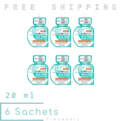 6 Sachets x 20 ml Rojukiss Sleeping Mask Reju-PDRN Long-lasting Moisture Facial - Image 1 of 4