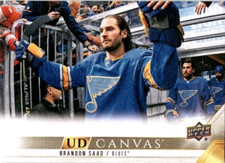 "NEW" 2022-23 Upper Deck UD Canvas #C70 Brandon Saad - St. Louis Blues