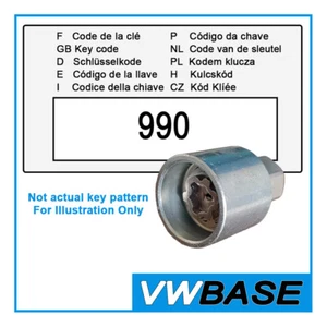 Per TOYOTA Security Master chiave dado ruota di bloccaggio 990 H LWNK BULLONE TAPPO A VITE OEM - Foto 1 di 8