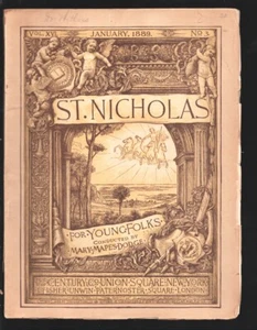 PULP:  St. Nicholas 1/1889-Century-Art by Alfred Brenon-A.B. Davies-Nice art-... - Picture 1 of 1