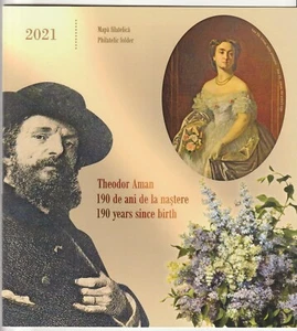 ROMANIA STAMPS FOLDER 2021 AMAN PAINTINGS ART MNH POST  - Picture 1 of 2