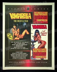 Vampirella Harris Comics 1994 Trade Print Magazine Ad Poster ADVERT