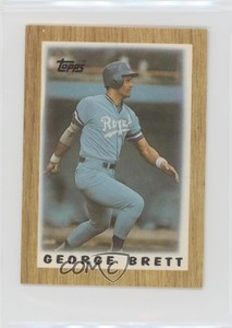 1987 Topps League Leaders Minis George Brett #57 HOF