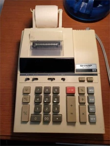 Calculadora de impresión electrónica Sharp EL-1197HII 10 dígitos usada - Imagen 1 de 4