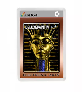 DELUXEPAINT IV AMIGA COMMODORE FRIDGE MAGNET IMAN NEVERA - Imagen 1 de 1