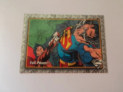 Skybox / DC Comics The Return of Superman "FULL POWER!" #91 Trading Card - Image 1 of 2