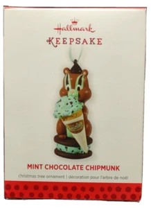 Hallmark Keepsake Ornament 2013 - Ardilla chocolate menta - Helado - Imagen 1 de 2