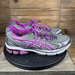 ASICS GT 2170 Women’s Size 9.5 Purple Gray Lace Up Athletic Shoes NO INSOLES - Picture 1 of 10