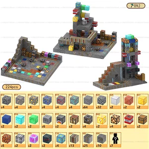  Building Blocks Magnet Cube Mine World Set Toys Sensory Stacking Cubes Construc - Picture 1 of 61