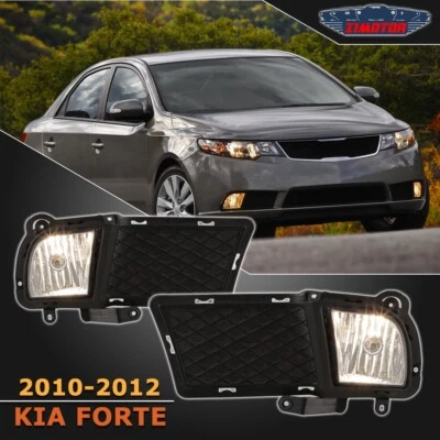 For 2010-2012 KIA Forte Sedan Clear Lens Fog Lights Front Driving Lamp - Image 1 of 4