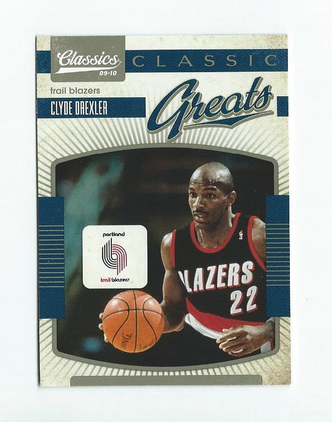 2009-10 Classics Classic Greats #5 Clyde Drexler Trail Blazers