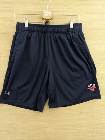Under Armour Southern Methodist University SMU Mustangs Mens Shorts Large Blue Cover