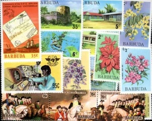 Barbuda Sammlungen 10 Rechts 200 Briefmarken Unterschiedliche Entwertet - Bild 1 von 7