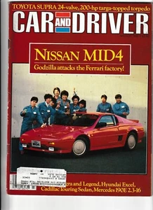 Revista Car and Driver edición de marzo de 1986. ¡Godzilla ataca la fábrica de Ferrari! - Imagen 1 de 1