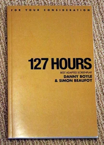 127 HOURS screenplay RARE 2010 SCRIPT Danny Boyle JAMES FRANCO Simon Beaufoy - Picture 1 of 1