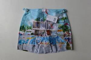 Orlebar Brown Bulldog Sanda Anderlon Pool Print Swim Shorts, size 28 - BNWT £295 - Picture 1 of 10