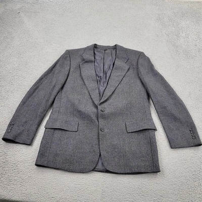 Christian Dior Blazer Mens 42R Virgin Wool Gray Suit Jacket Sport Coat - Image 1 of 4