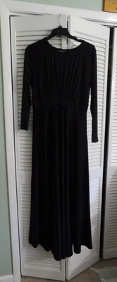 Vestido para mujer KOH KOH XL LS negro se reúne fluido nuevo sin etiquetas Foto 1 de 4