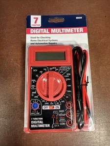 7-Funktion Digital LCD Multimeter 59434 Brandneu Versiegelt - Bild 1 von 2