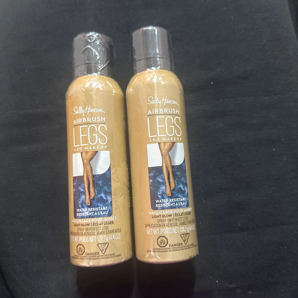Maquillaje piernas aerógrafo Sally Hansen brillo ligero. Lote de 2 4,4 oz Foto 1 de 1