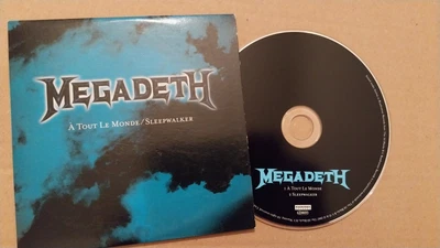 Maxi CD MEGADETH - A TOUT LE MONDE - SLEEPWALKER / 2 Tracks Roadrunner 2007 rare - Bild 1 von 2
