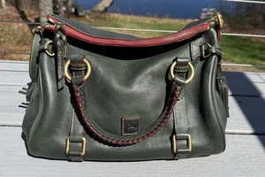 Dooney And Bourke Small Satchel Ivy Florentine Leather 8L980 IV - Picture 1 of 12