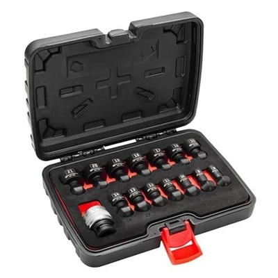  15 Piece 1/2-Inch Drive Impact Grade Universal Joint Quick 15 Piece, 8-21mm - Image 1 of 4