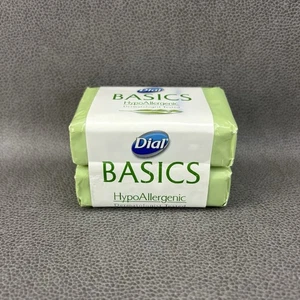 Dial Basics HypoAllergenic Bar Soap 2 Bars 3.5 Oz Each - Picture 1 of 5