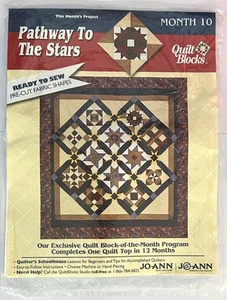 Bloques de edredón Joann Fabric Pathway To The Stars mes 10 Rocky Path con kit de tela - Imagen 1 de 3