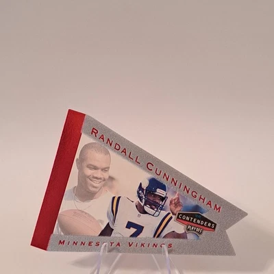 1998 Playoff Contenders Pennants Grey RANDALL CUNNINGHAM #53 Vikings 3-30-25 - Image 1 of 2