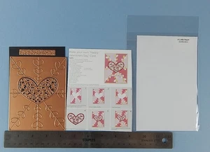 ARTIGIANI! Spellbinders Piccolo Die del Mese: Un Cuore Lotta - Foto 1 di 1