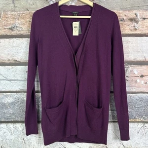 Suéter Ann Taylor LOFT Mujer Marrón M Cárdigan Mezcla Lana Cuello en V Manga Larga S - Imagen 1 de 12