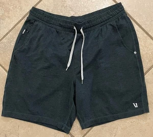 Vuori Ponto Performance Shorts Mens Large Charcoal Gray Heathered 7” Inseam V344 - Picture 1 of 10
