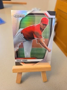 2025 Panini Prizm Silver Prizm #86 Chase Burns - Cincinnati Reds - Picture 1 of 2