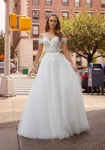 New sample Morilee wedding dress, 2503, Ivory, Size 14 - Picture 1 of 3