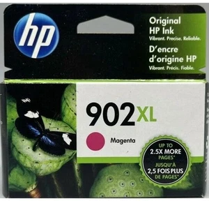 Nuevos cartuchos de tinta magenta originales HP 902XL OfficeJet Pro 6975 6968 EXP 12/2024 - Imagen 1 de 2