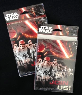 Star Wars присоединяйтесь к нам! 16 приглашений, конвертов, благодарственных открыток на день рождения - Изображение 1 из 3