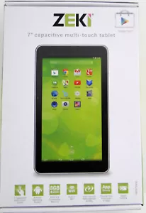 7" Black Android Tablet by Zeki 8GB, Wi-Fi, Free Shipping - Picture 1 of 3