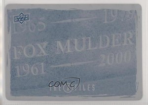 2019 X-Files: UFOs and Aliens High Series SSP Printing Plate Cyan 1/1 #209 jg2