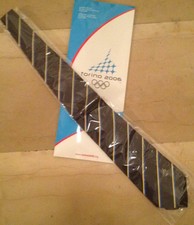 CRAVATTA VIP PRESENT OLYMPIC GAMES OFFICIAL TORINO 2006 REAL MINT