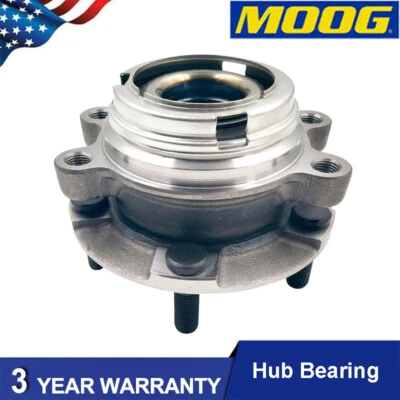 Buje y cojinete de rueda delantera MOOG para Infiniti 2003-2008 FX45 2010-2013 FX50 Foto 1 de 4