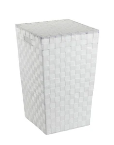 WENKO Wäsche Truhe ADRIA Korb Sammler Box Tonne 48L Deckel Weiß Sortierer Bad WC - Bild 1 von 6