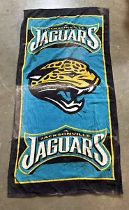 Toalla de playa de fútbol americano NFL Jacksonville Jaguars de colección años 90 tamaño completo - Imagen 1 de 9