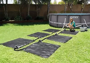 Intex Solar Panel Swimming Pool Heating Mat Hot Water Energy Sun Heater 28685 - Picture 1 of 4