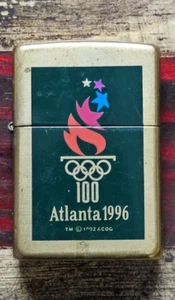 1996 Atlanta Olympics Collection Brass Zippo Lighter - Picture 1 of 7
