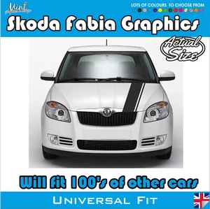 Skoda Fabia VRS Estate escotilla capó rayas calcomanías pegatinas gráficos SIN P&P 020 - Imagen 1 de 4