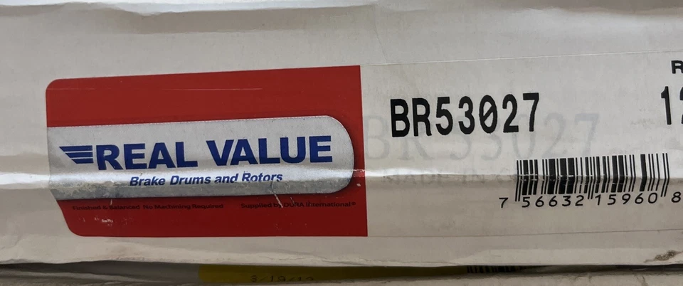 Disc Brake Rotor-Laredo Real Value BR53027 - Image 1 of 1