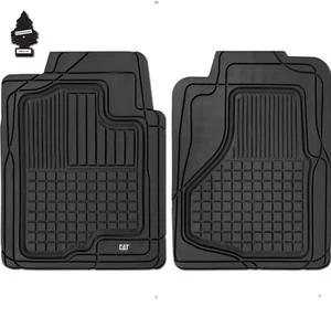 Heavy Duty Rubber Black Car Truck Floor Mats 2PC Semi-Custom For Mazda - Picture 1 of 8